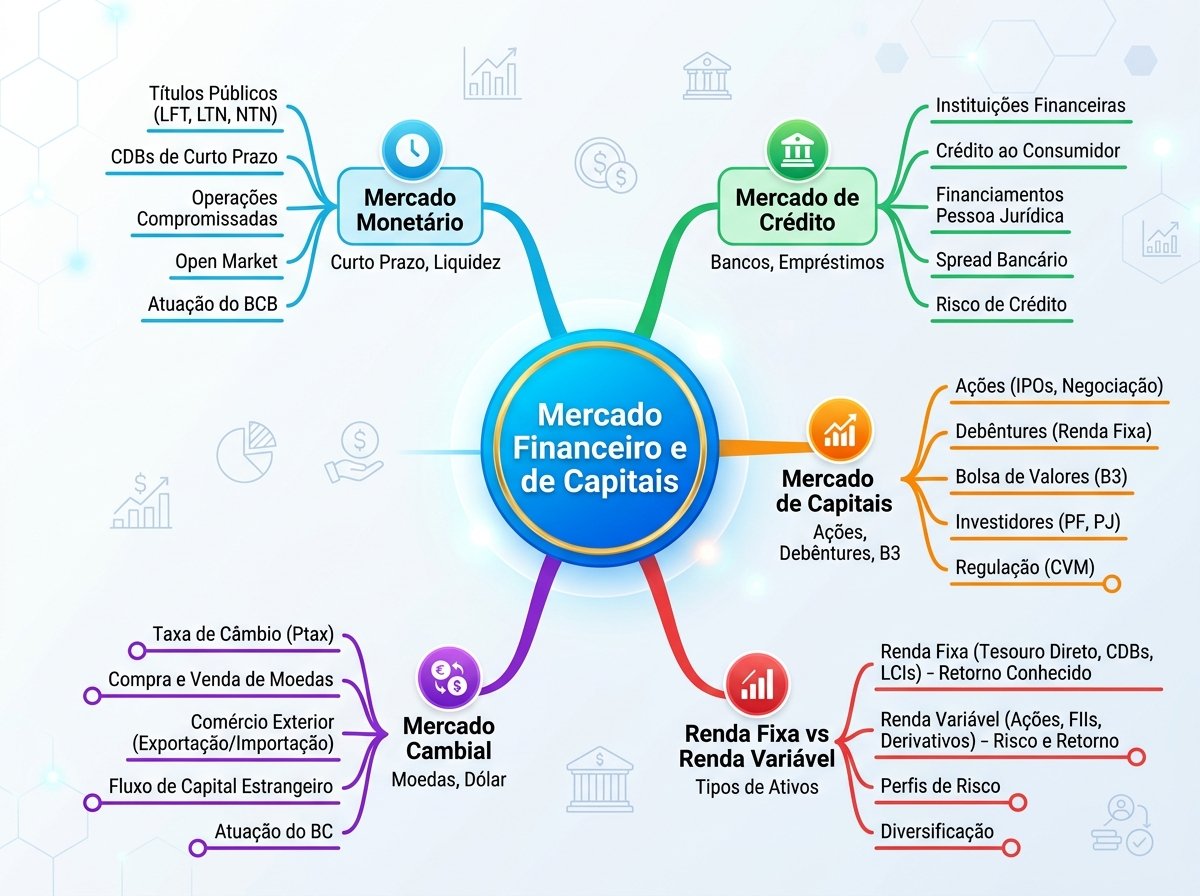 Mapa Mental Mercado Financeiro